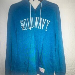 Old Navy Teal Zip-Up Hoodie